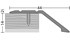 Afbeelding van Afloopstrip nr. 154 14mm schroef Zilver 10x270cm, Afbeelding 1