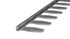 Afbeelding van Afsluitprofiel buigbaar nr. 700 13 3mm aluminium 10x250cm, Afbeelding 1