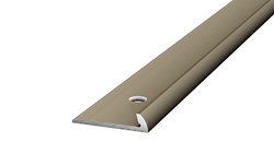Afbeelding van Afsluitprofiel 157 PVC 3mm 250cm Edelstaal-Mat 18x4mm 10x250cm