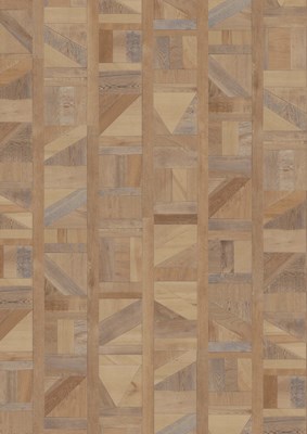 Afbeelding van LVT Design 555 DB 5457 Brown Tetris Wood 1517x228x2,5mm 3,47m2